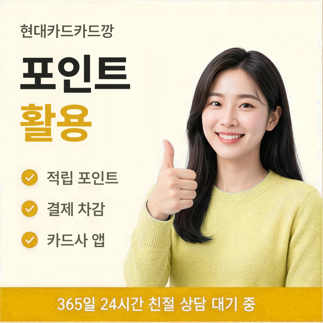 다음머니 현대카드카드깡 포인트 활용 안내